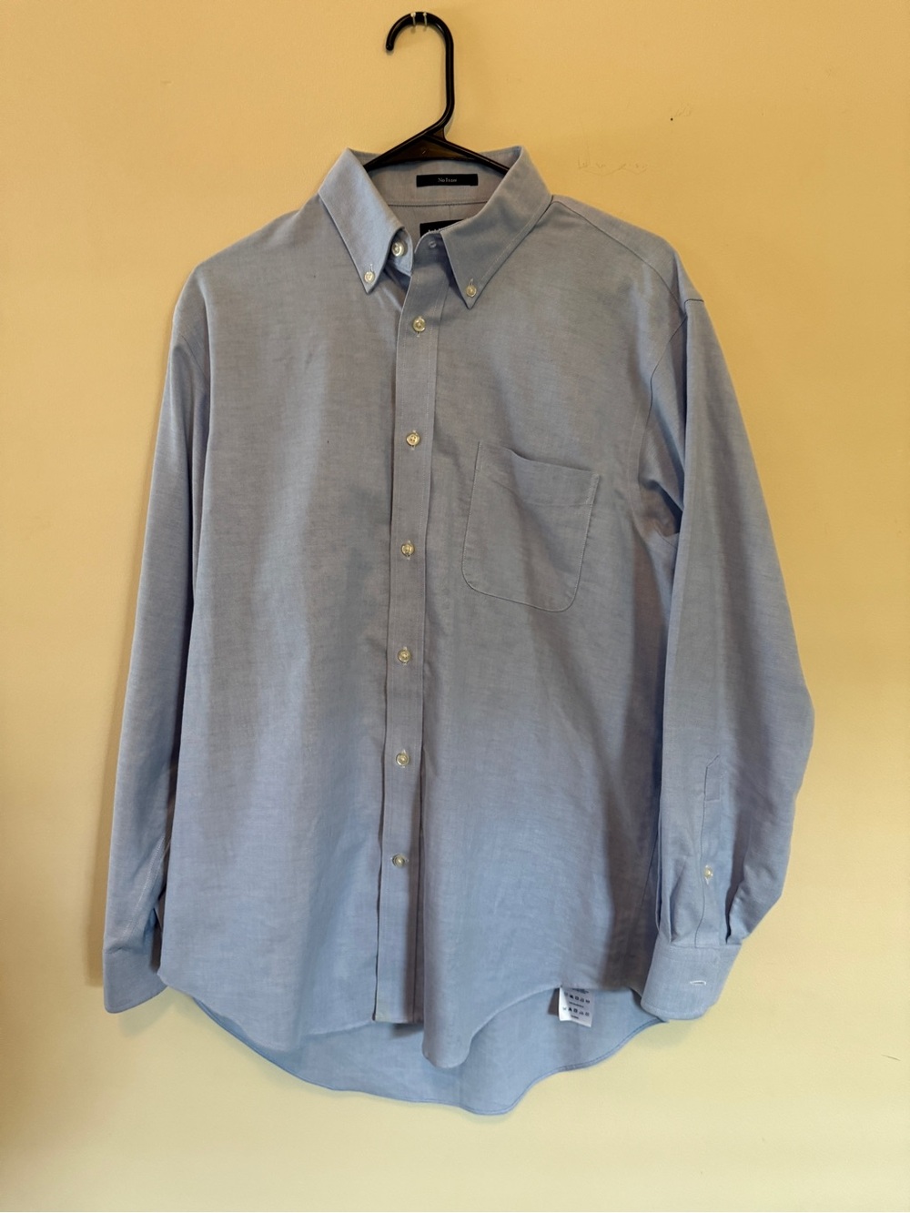 Lands’ End No Iron Oxford Button-Down Shirt | Men’s 15.5 x 33 Classic Fit - Picture 3 of 11